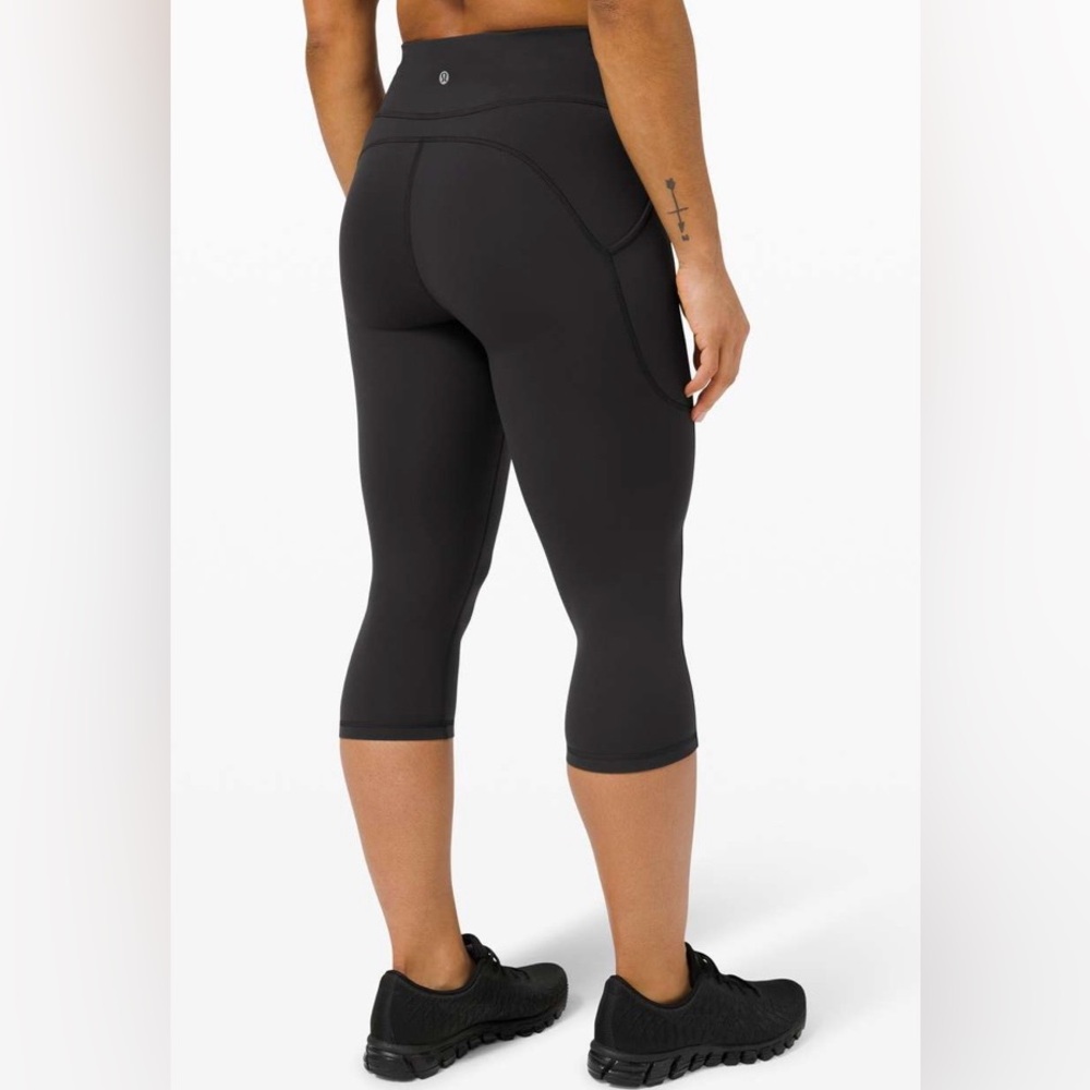 Lululemon Invigorate High-Rise Crop 17" Black
